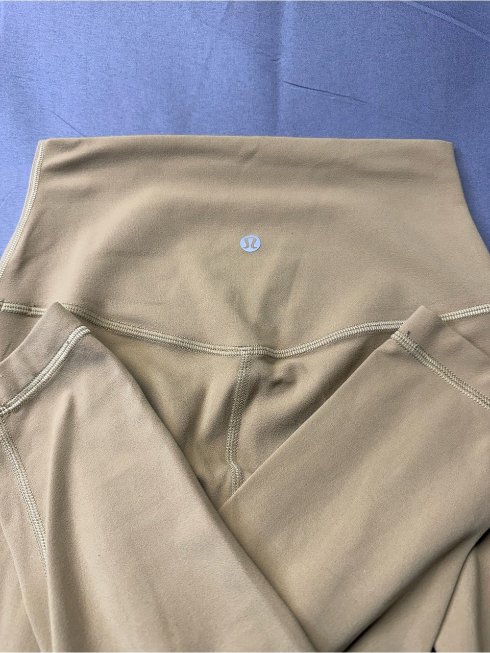 lululemon athletica Womens Mustard High-Waist Leggings